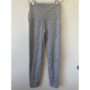 Beyond Yoga Leopard High Waisted Midi Gray Legging Size Small
